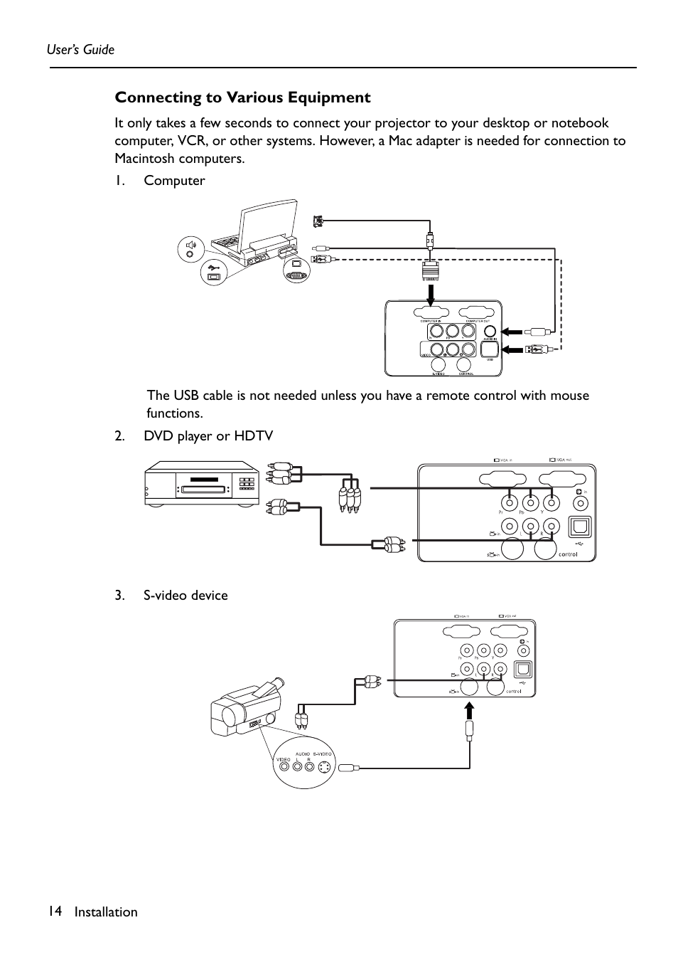 HP Digital VP6121 User Manual | Page 14 / 35