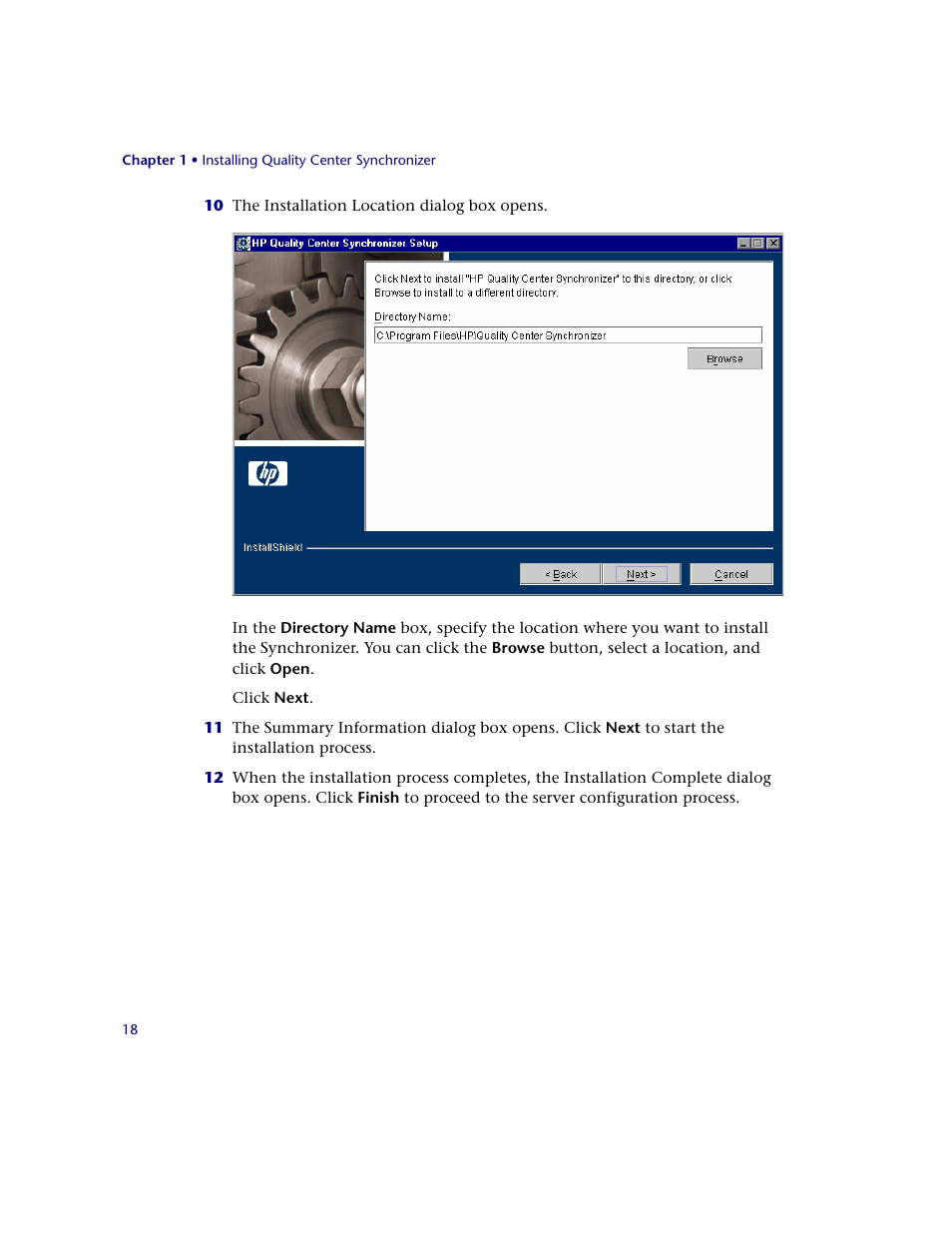 HP Quality Center Synchronizer 1.2 User Manual | Page 18 / 130