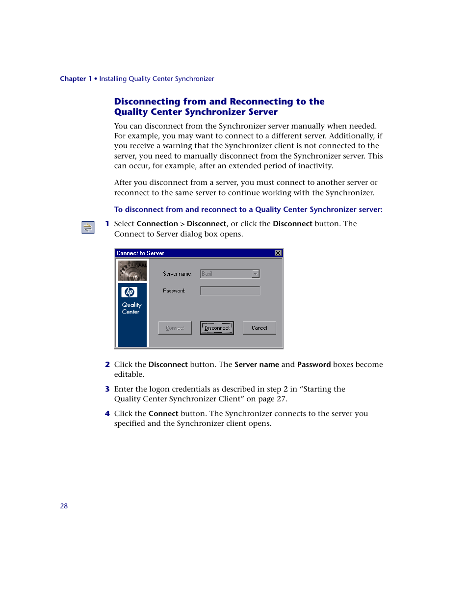 HP Quality Center Synchronizer 1.2 User Manual | Page 28 / 130