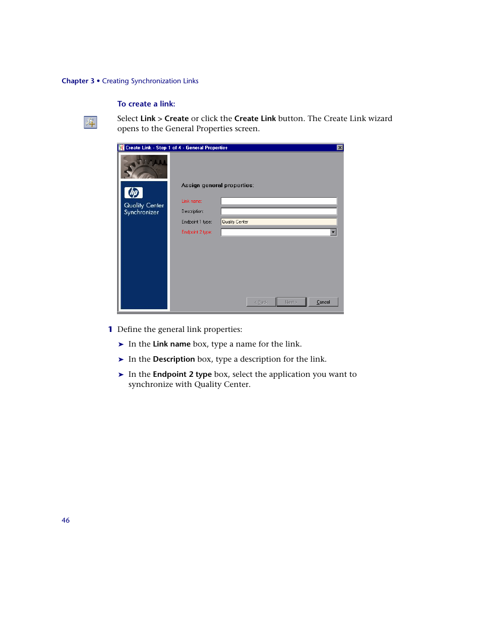HP Quality Center Synchronizer 1.2 User Manual | Page 46 / 130