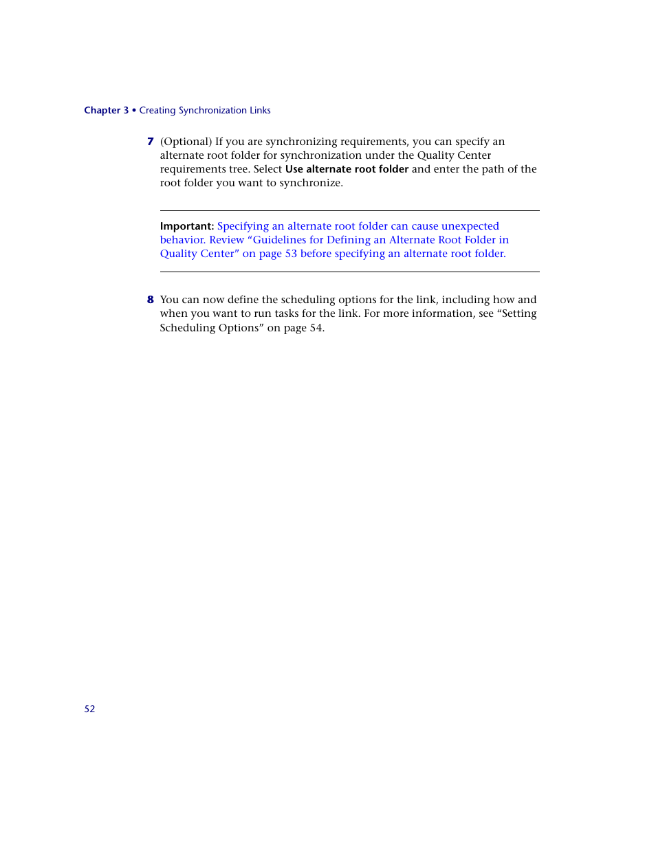 HP Quality Center Synchronizer 1.2 User Manual | Page 52 / 130