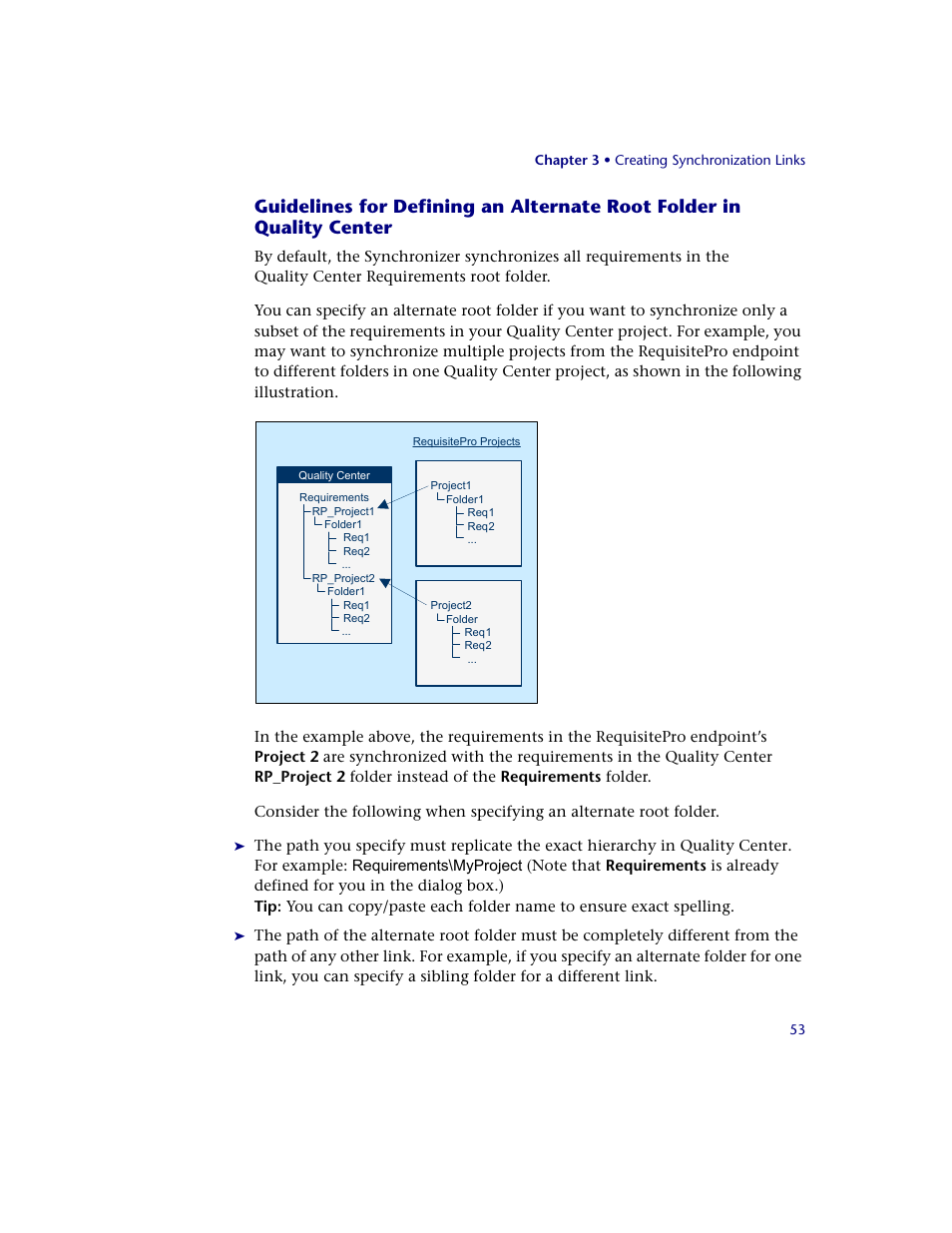 HP Quality Center Synchronizer 1.2 User Manual | Page 53 / 130