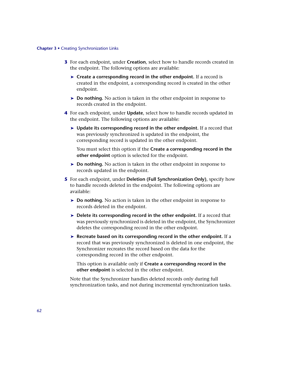 HP Quality Center Synchronizer 1.2 User Manual | Page 62 / 130