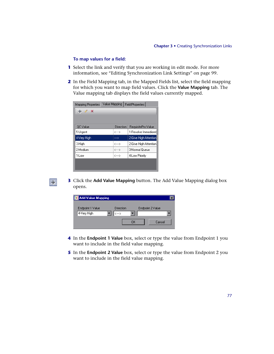 HP Quality Center Synchronizer 1.2 User Manual | Page 77 / 130