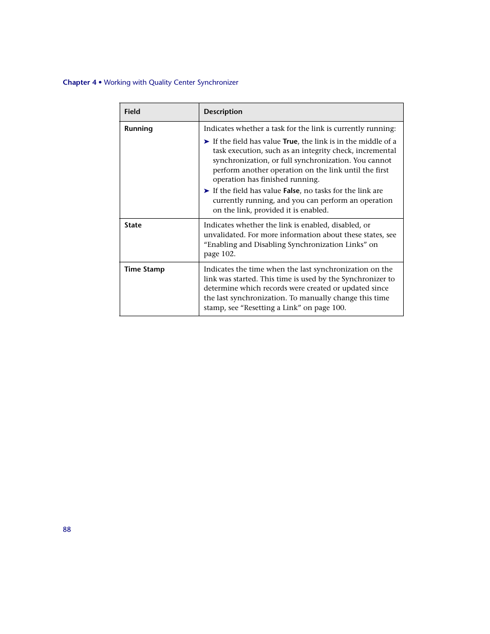 HP Quality Center Synchronizer 1.2 User Manual | Page 88 / 130