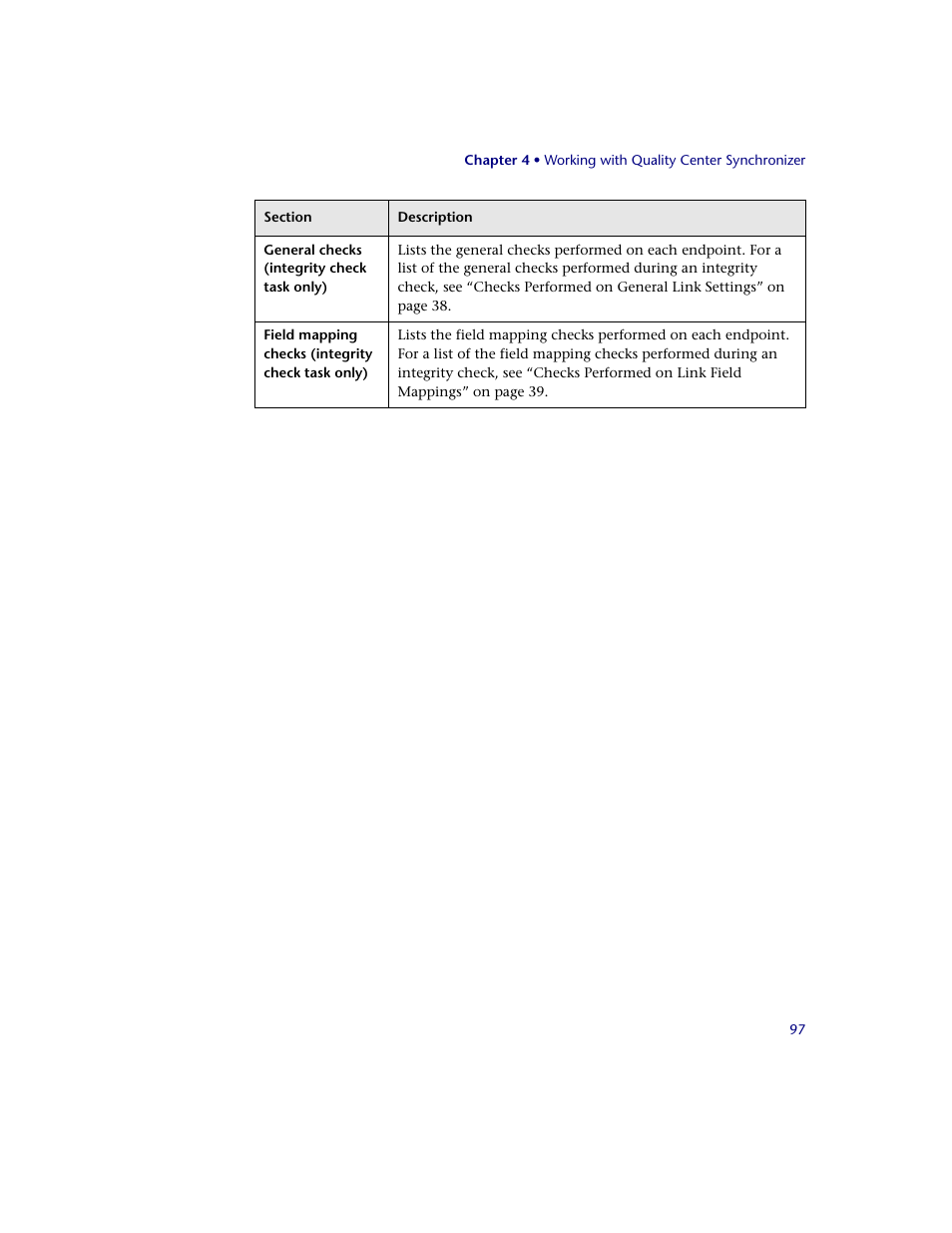 HP Quality Center Synchronizer 1.2 User Manual | Page 97 / 130