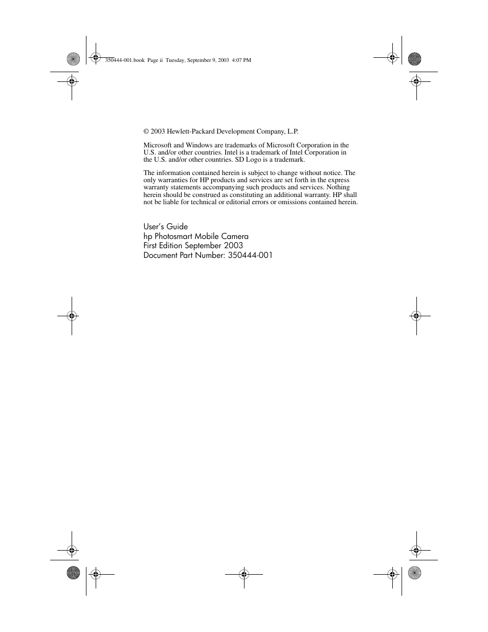 HP PhotoSmart User Manual | Page 2 / 25