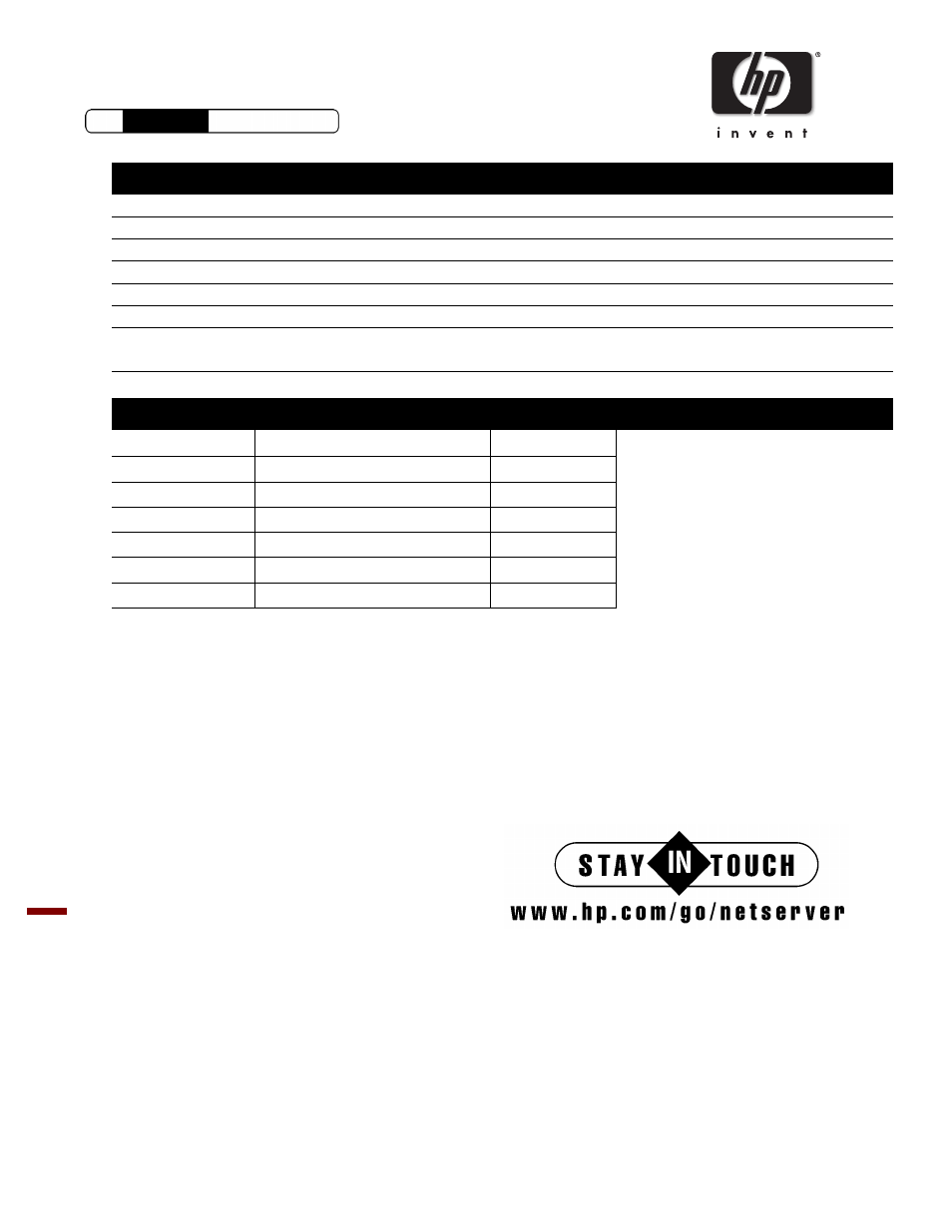 Specifications, Choose your hp netserver lh 4 or lh 4r, Hp select express program | HP XLWW User Manual | Page 10 / 10