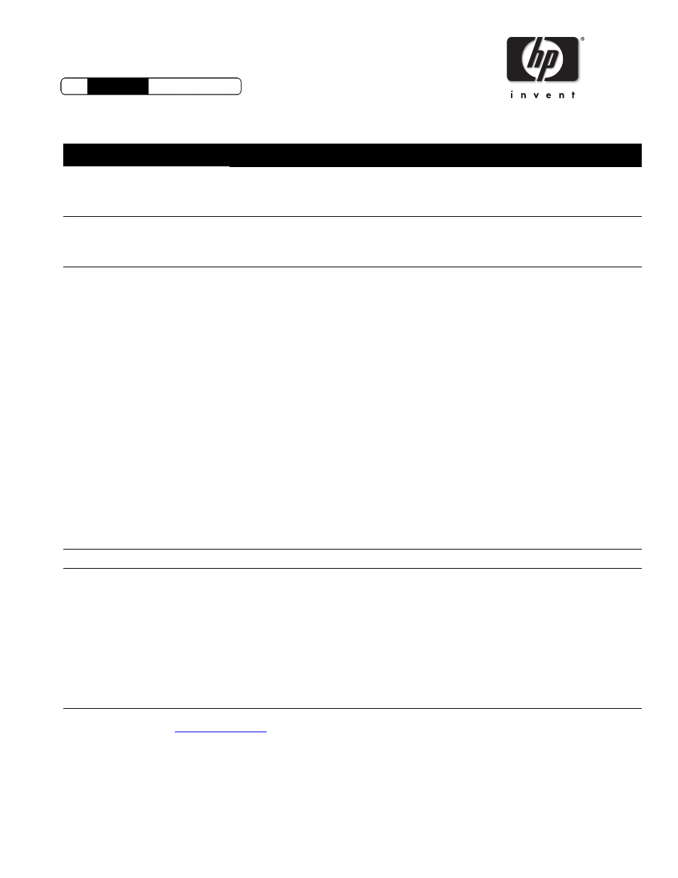 Accessories, Specifications, Product accessory | Product no | HP XLWW User Manual | Page 6 / 10