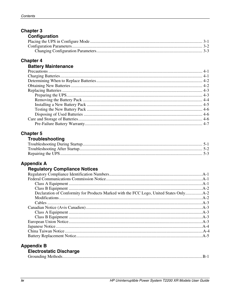 HP T2200 XR User Manual | Page 4 / 51