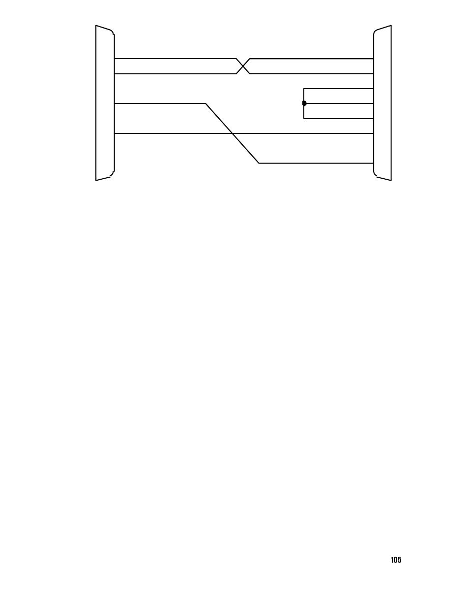 Minimum cabling using hardware handshaking | HP 24SII User Manual | Page 114 / 168