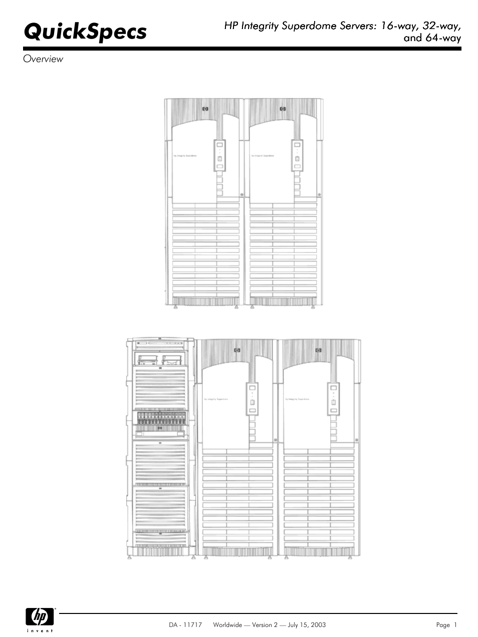 HP Integrity Superdome Servers: 16-way User Manual | 38 pages