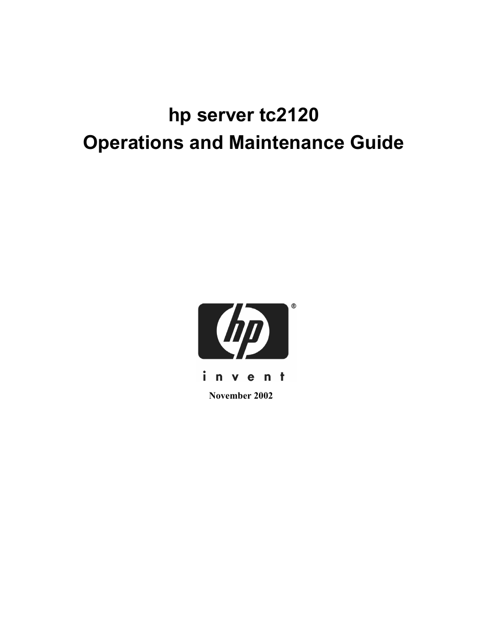 HP TC2120 User Manual | 125 pages