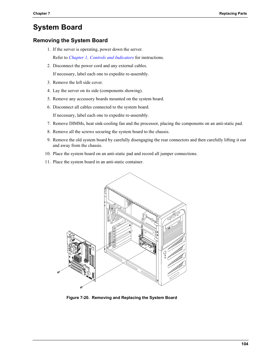 System board, Removing the system board | HP TC2120 User Manual | Page 110 / 125