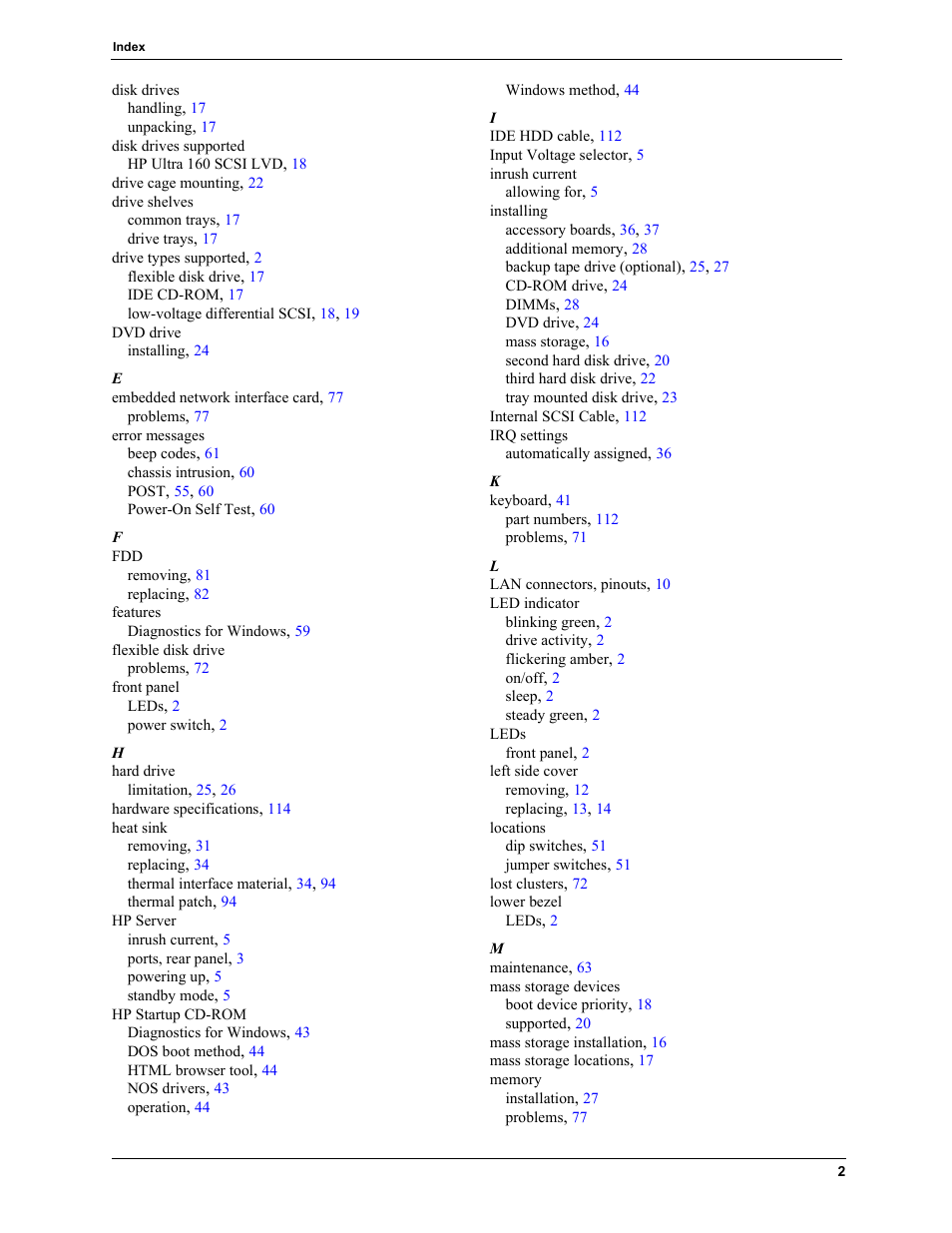 HP TC2120 User Manual | Page 123 / 125