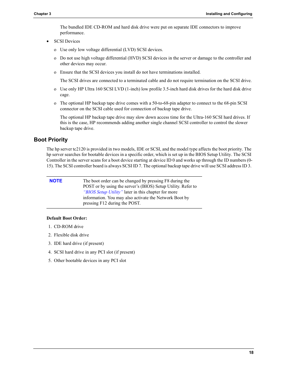 Boot priority | HP TC2120 User Manual | Page 24 / 125