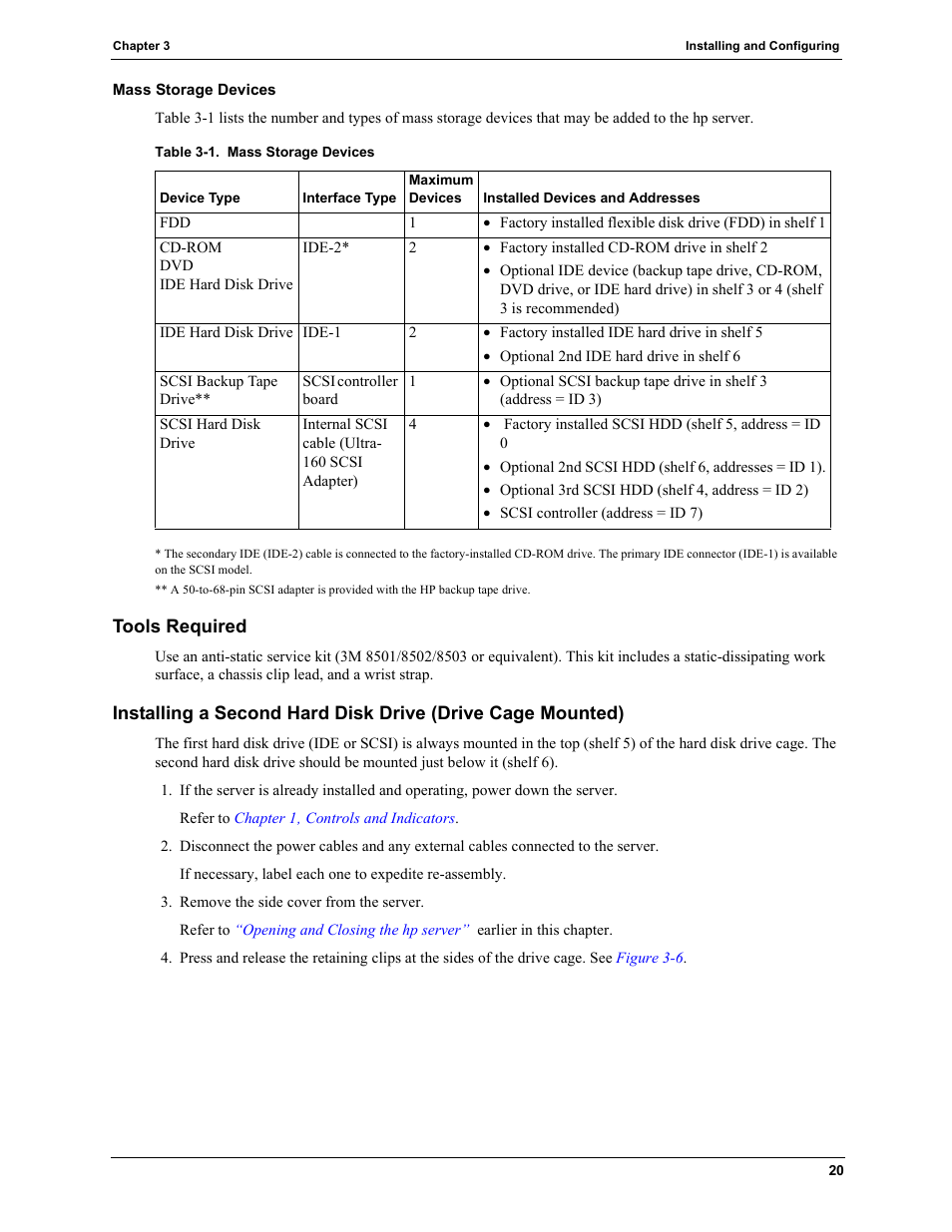 Mass storage devices, Tools required | HP TC2120 User Manual | Page 26 / 125