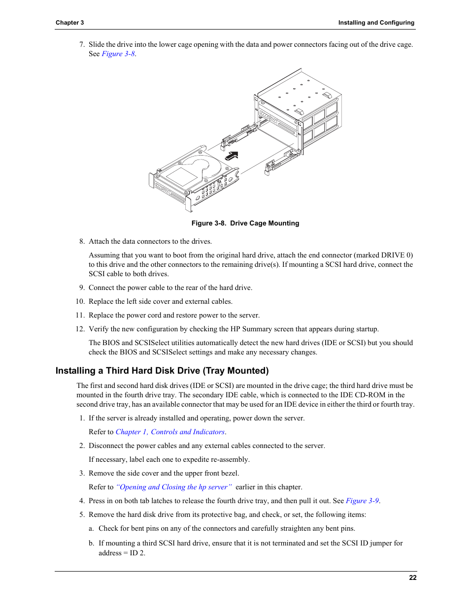 Installing a third hard disk drive (tray mounted) | HP TC2120 User Manual | Page 28 / 125
