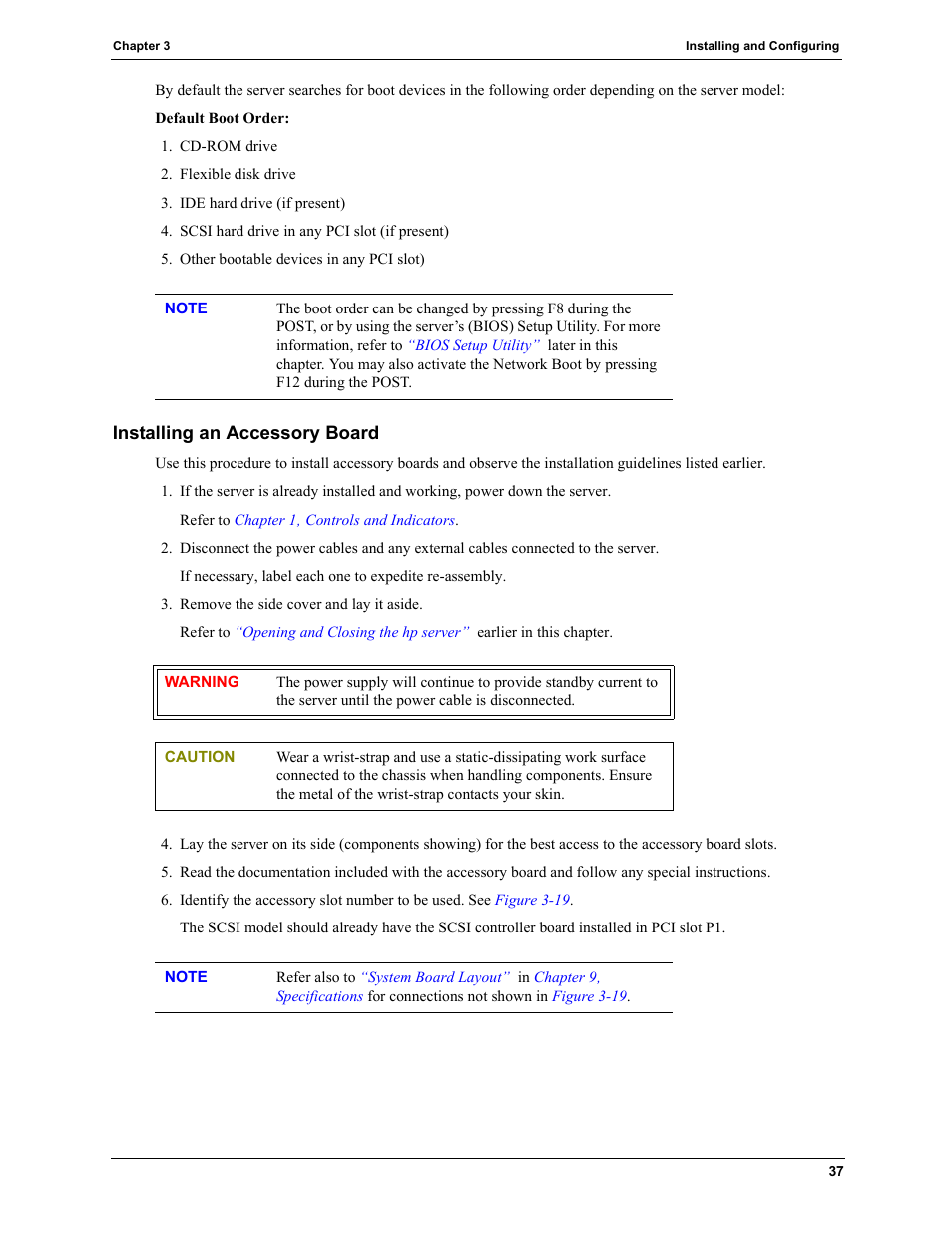 Installing an accessory board | HP TC2120 User Manual | Page 43 / 125