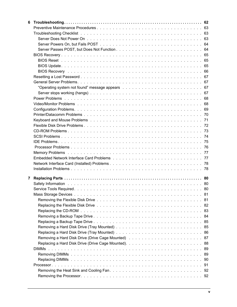 HP TC2120 User Manual | Page 5 / 125