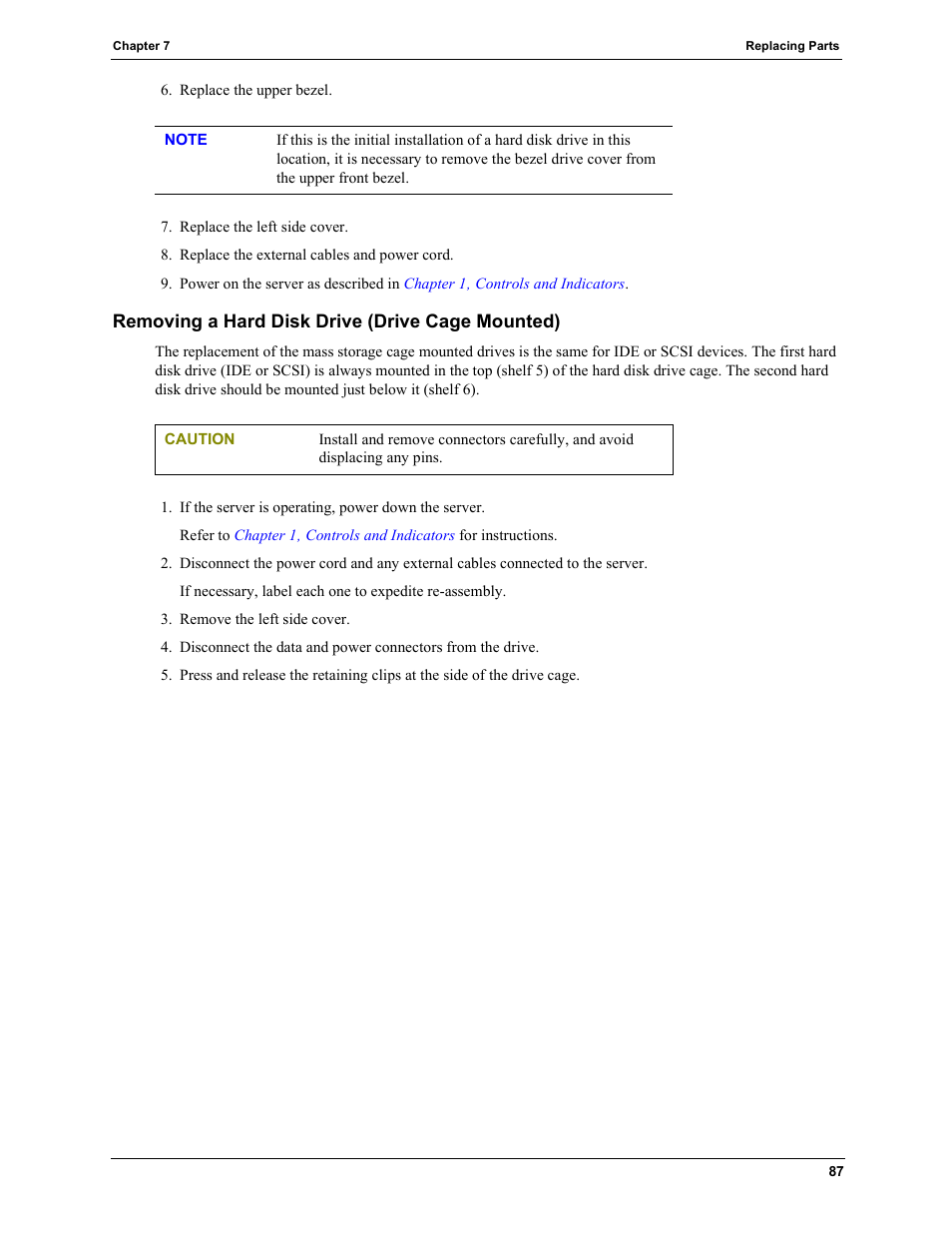 Removing a hard disk drive (drive cage mounted) | HP TC2120 User Manual | Page 93 / 125