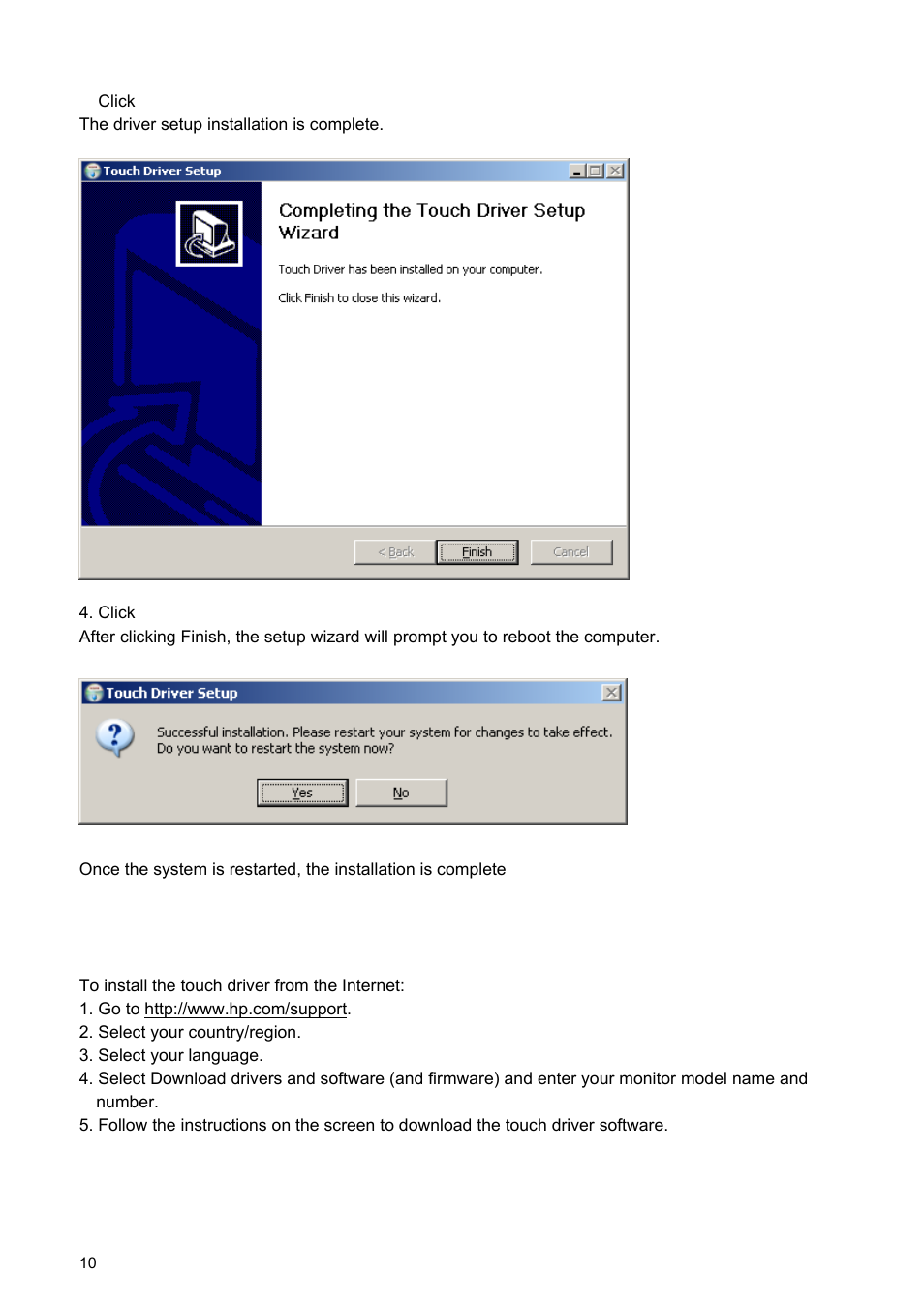HP 2209T User Manual | Page 15 / 25