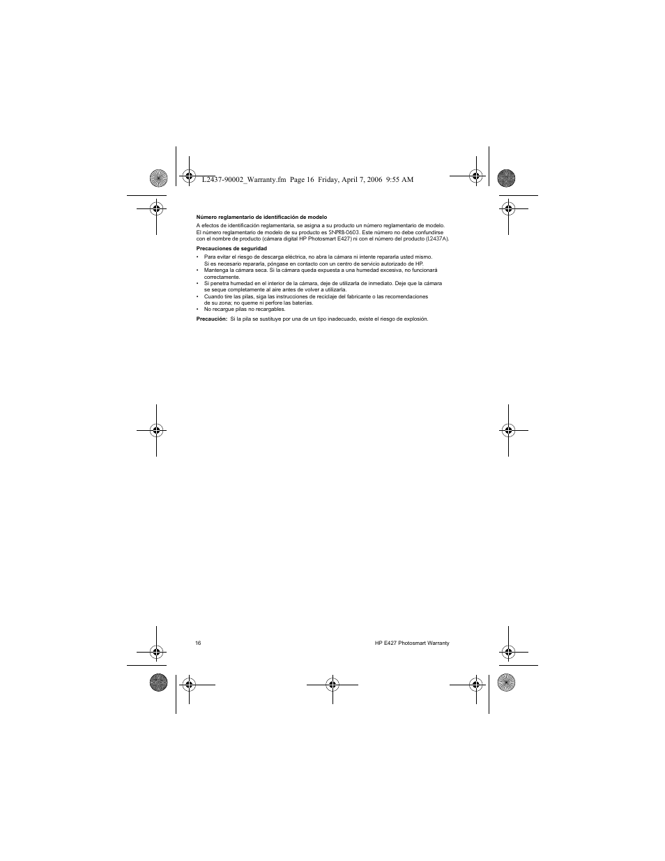 HP SNPRB-0603 User Manual | Page 18 / 72