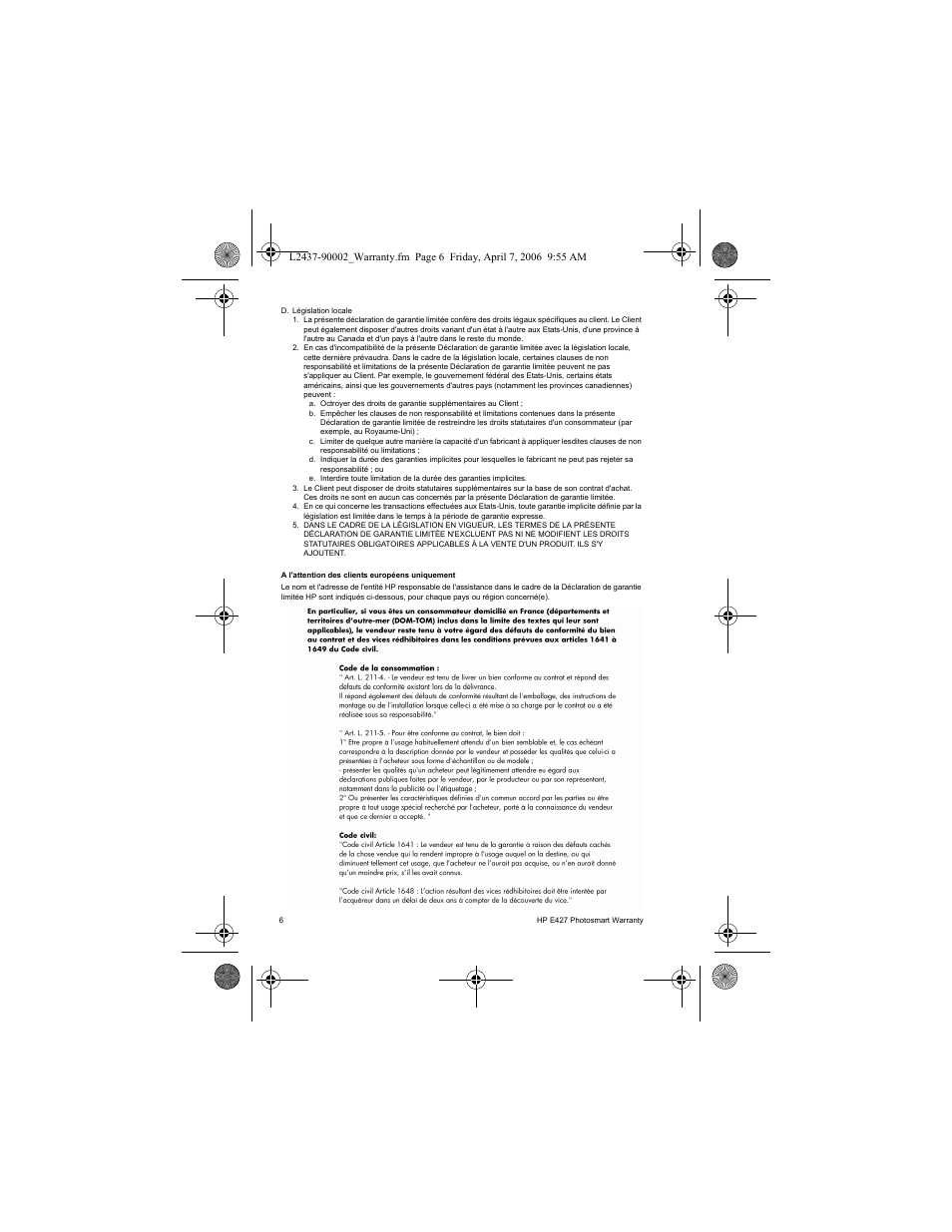 HP SNPRB-0603 User Manual | Page 8 / 72