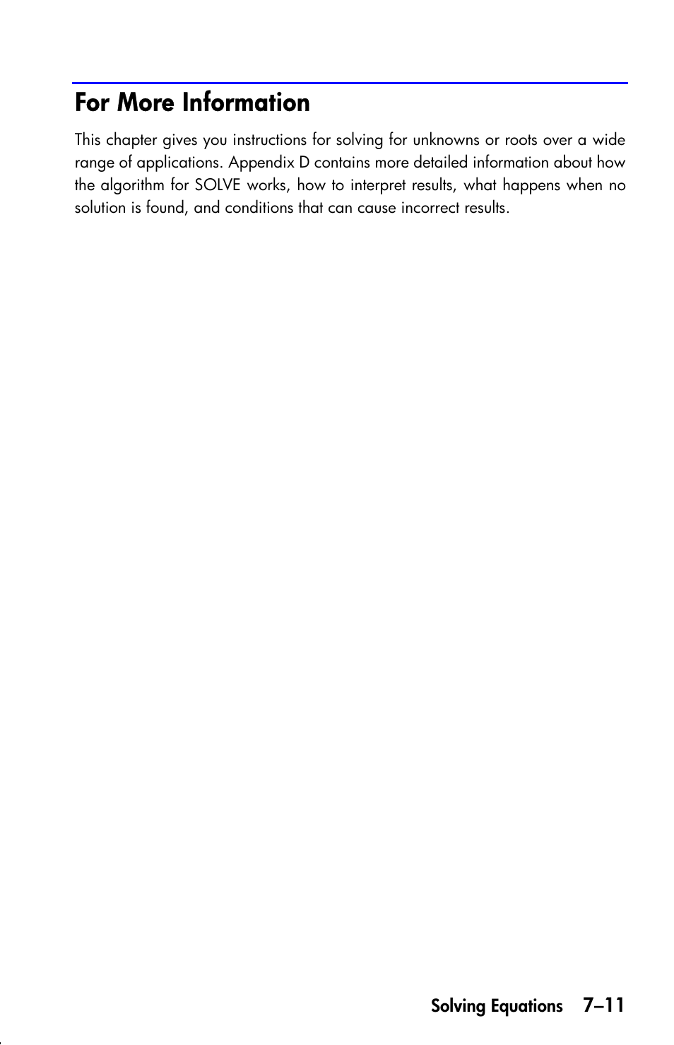 For more information | HP 33s User Manual | Page 121 / 387