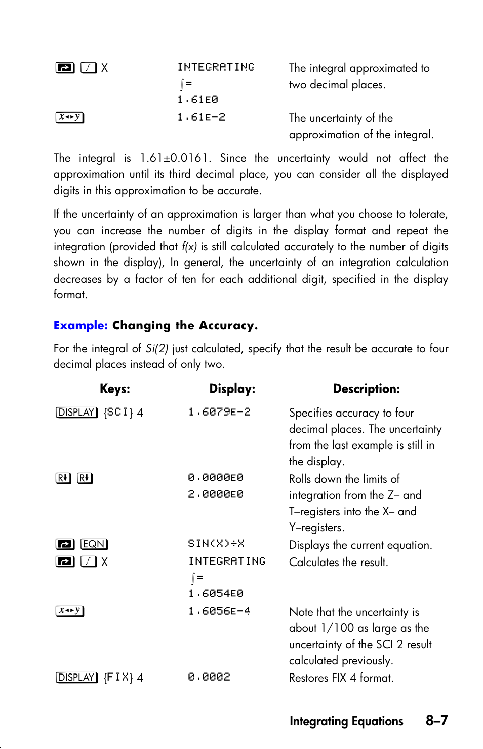 HP 33s User Manual | Page 129 / 387