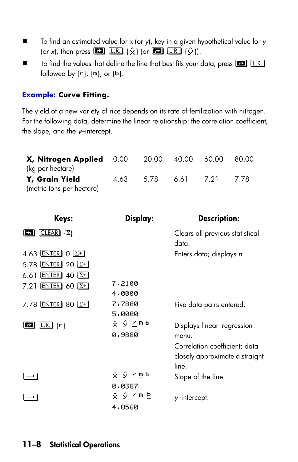 HP 33s User Manual | Page 152 / 387