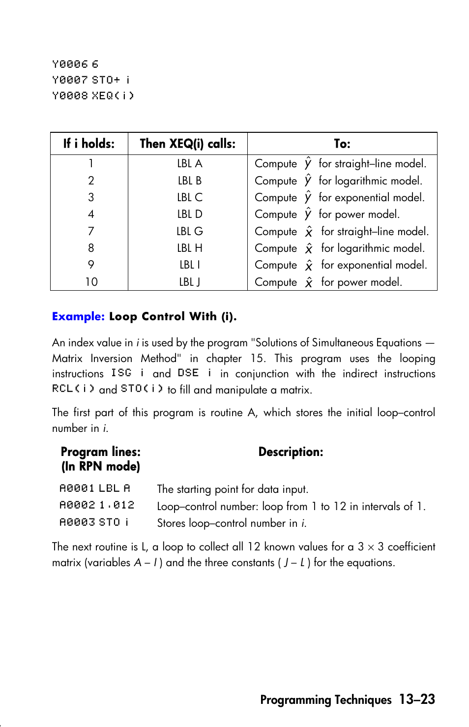 HP 33s User Manual | Page 207 / 387