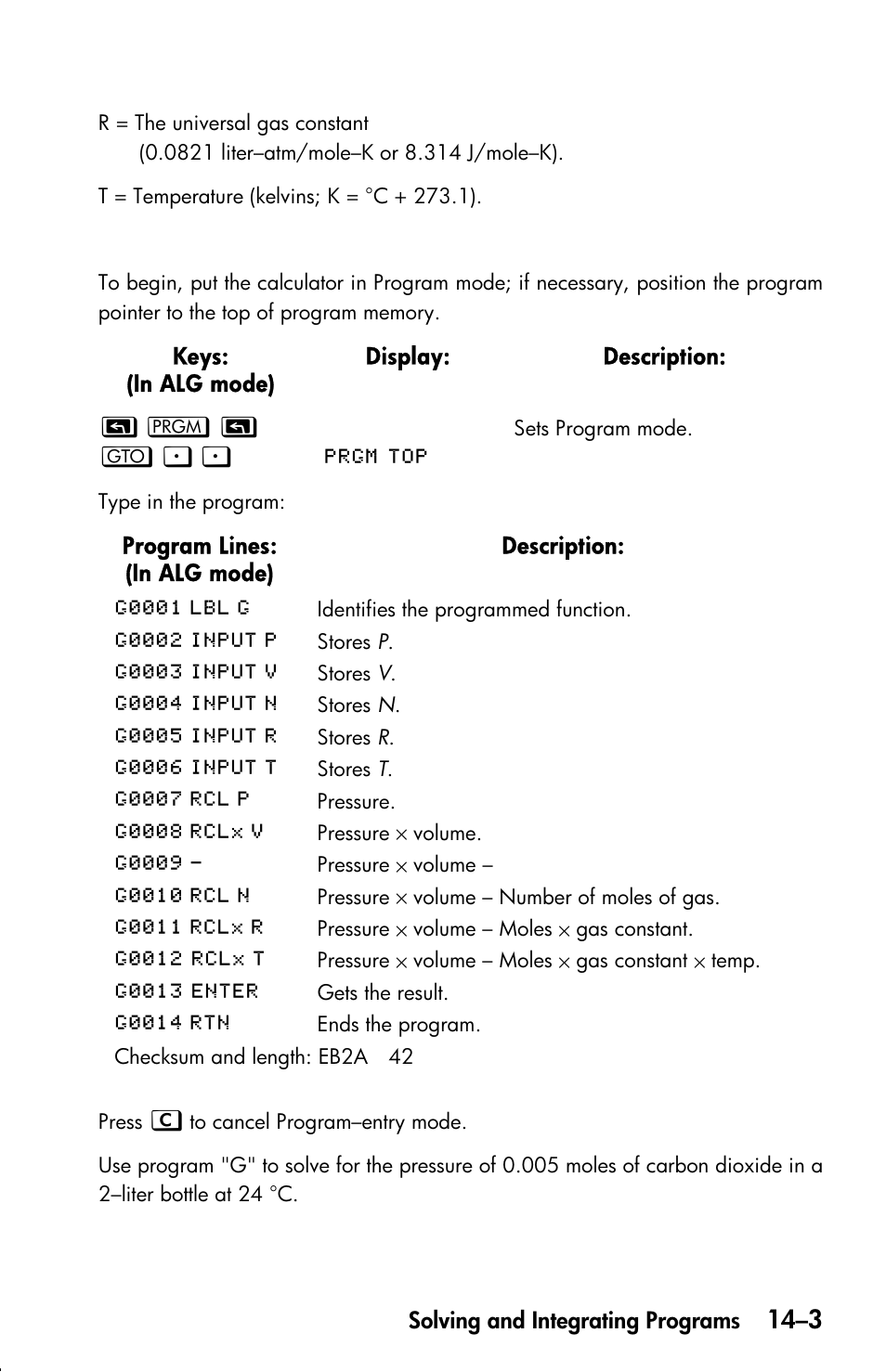 E { v | HP 33s User Manual | Page 213 / 387