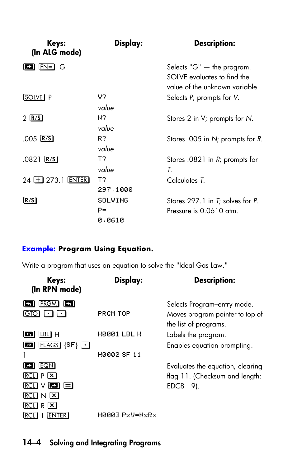 HP 33s User Manual | Page 214 / 387