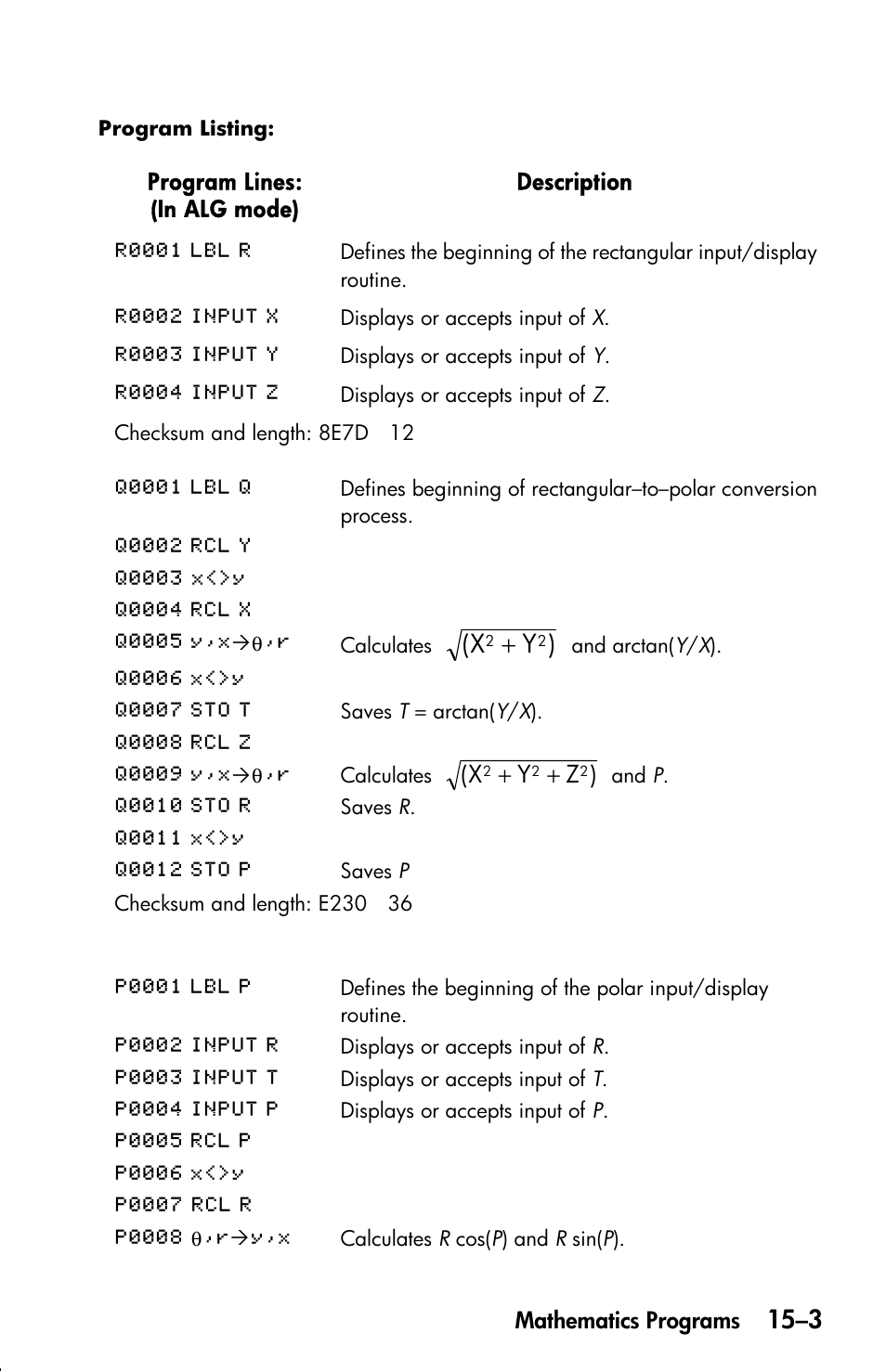 HP 33s User Manual | Page 225 / 387