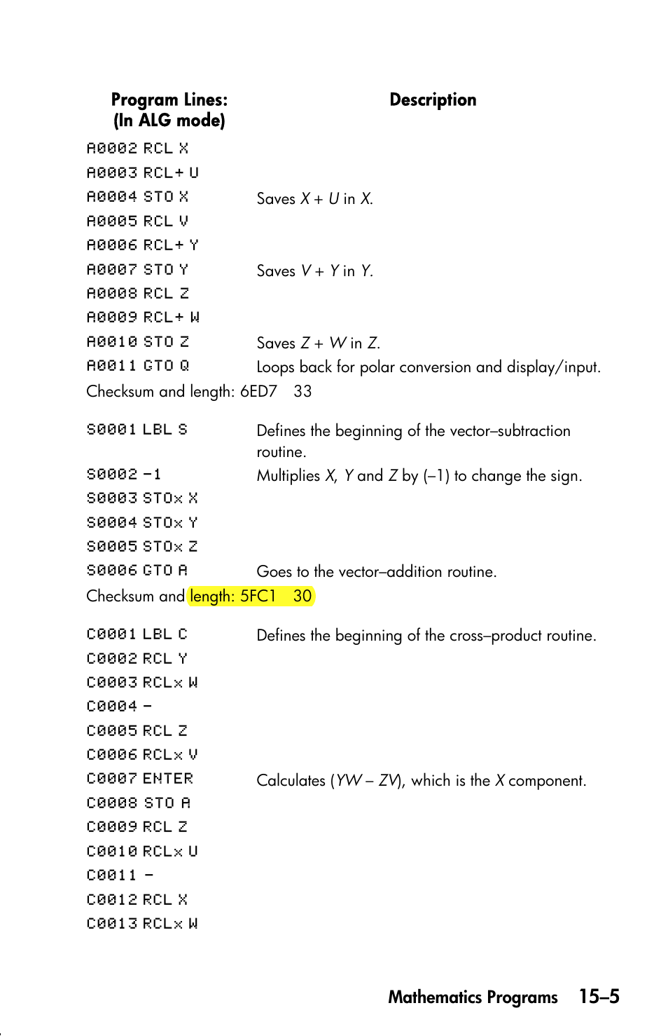 HP 33s User Manual | Page 227 / 387