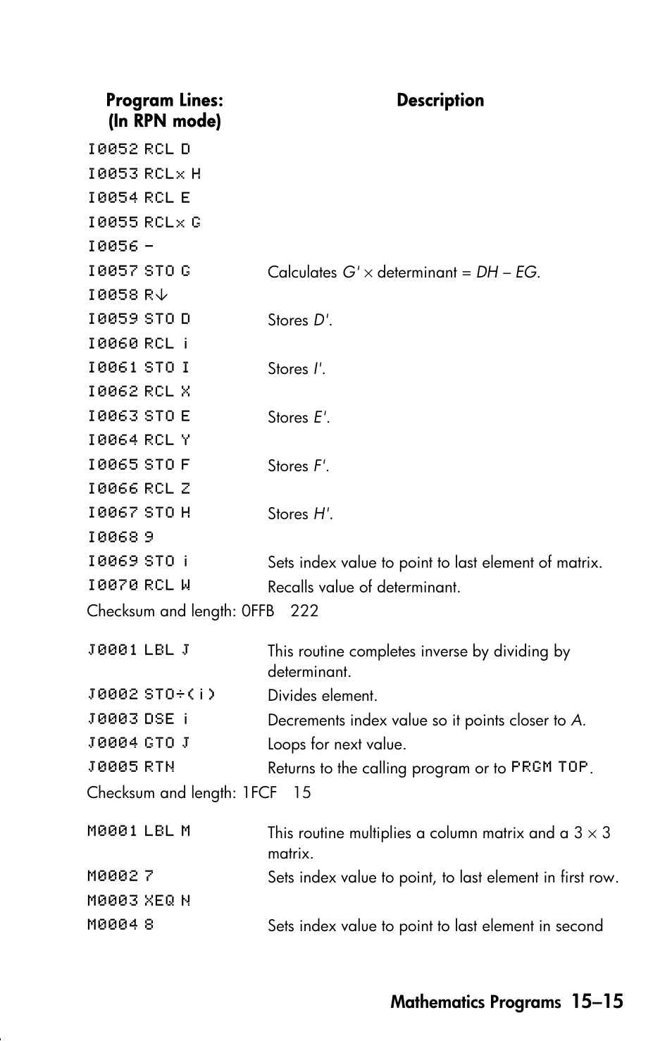 HP 33s User Manual | Page 237 / 387