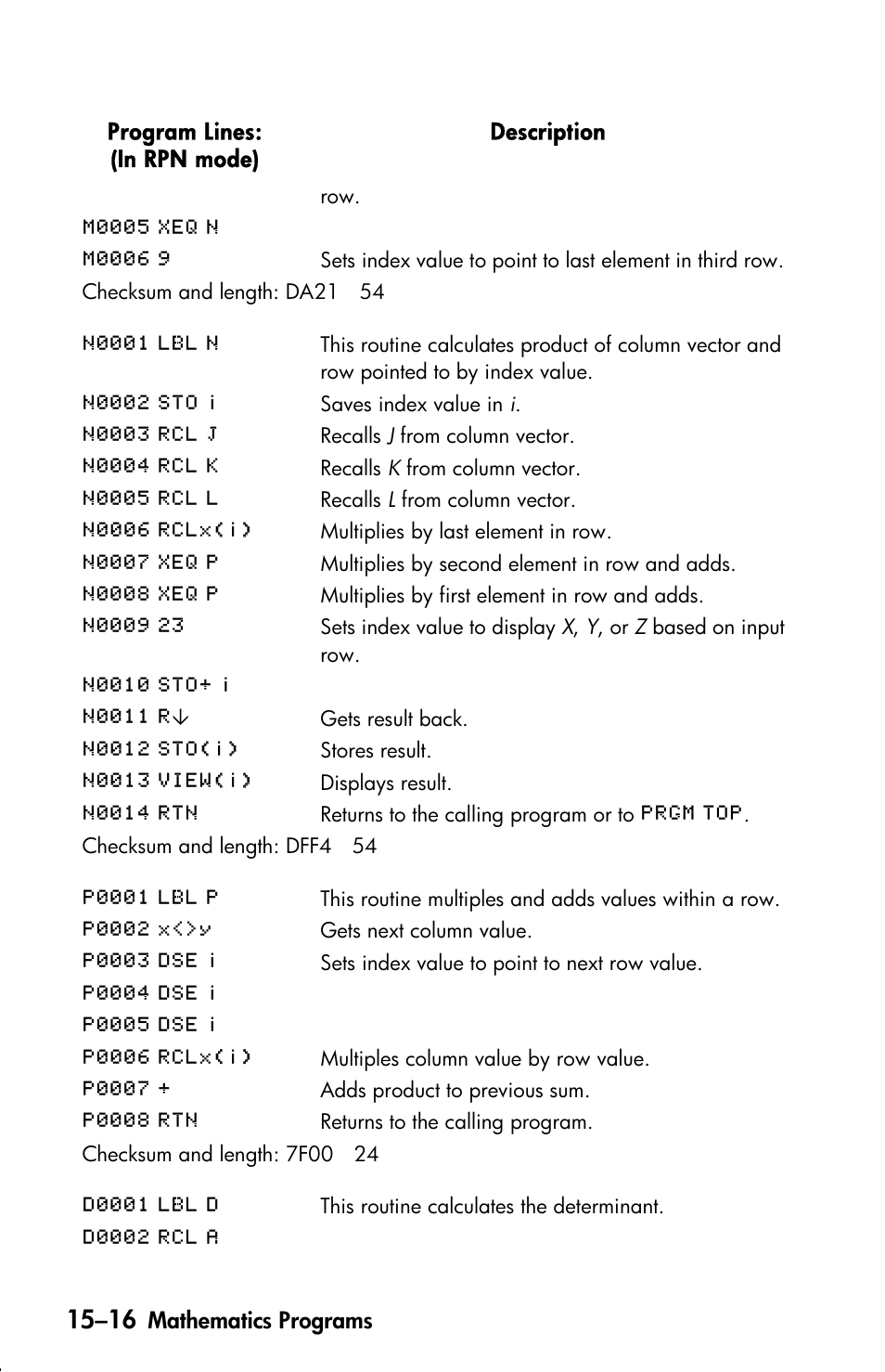 HP 33s User Manual | Page 238 / 387