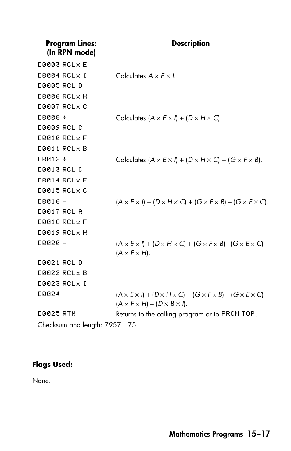 HP 33s User Manual | Page 239 / 387