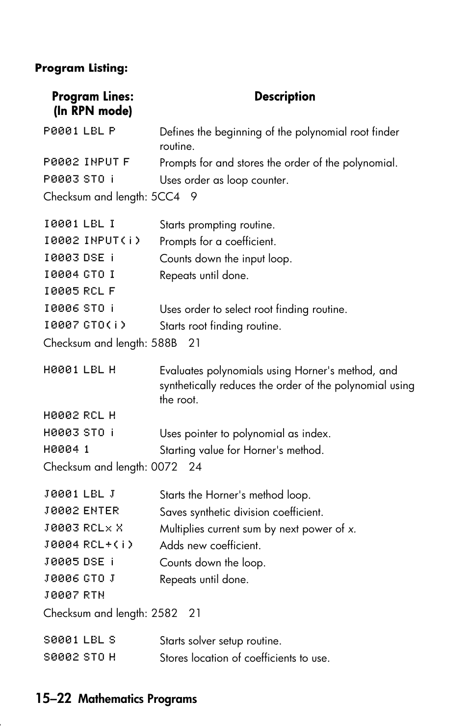 HP 33s User Manual | Page 244 / 387