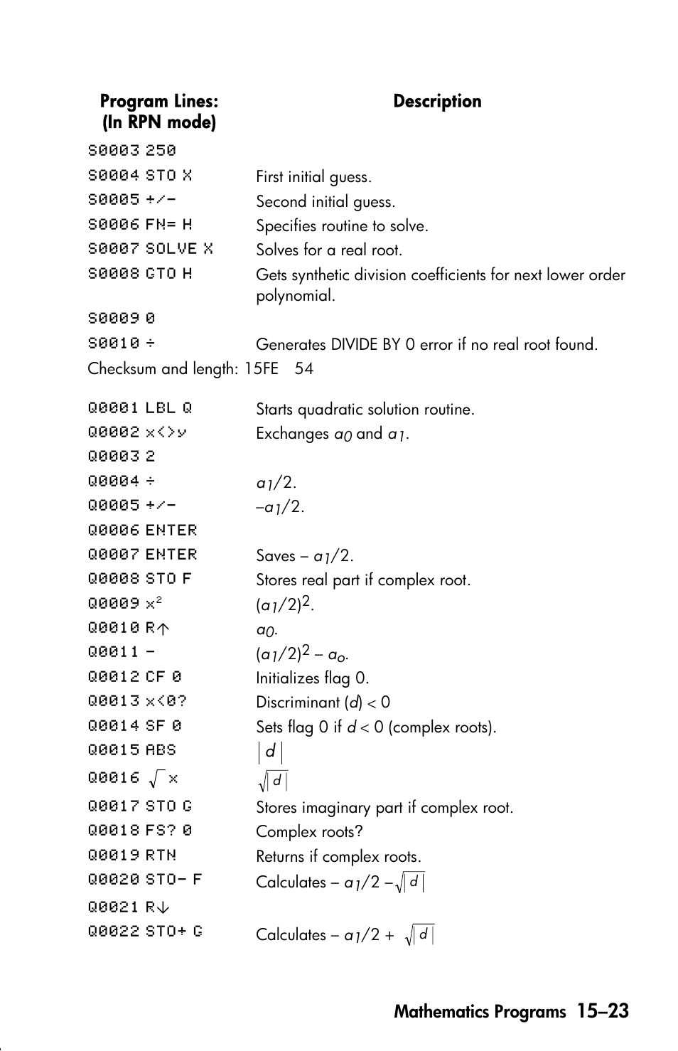 HP 33s User Manual | Page 245 / 387