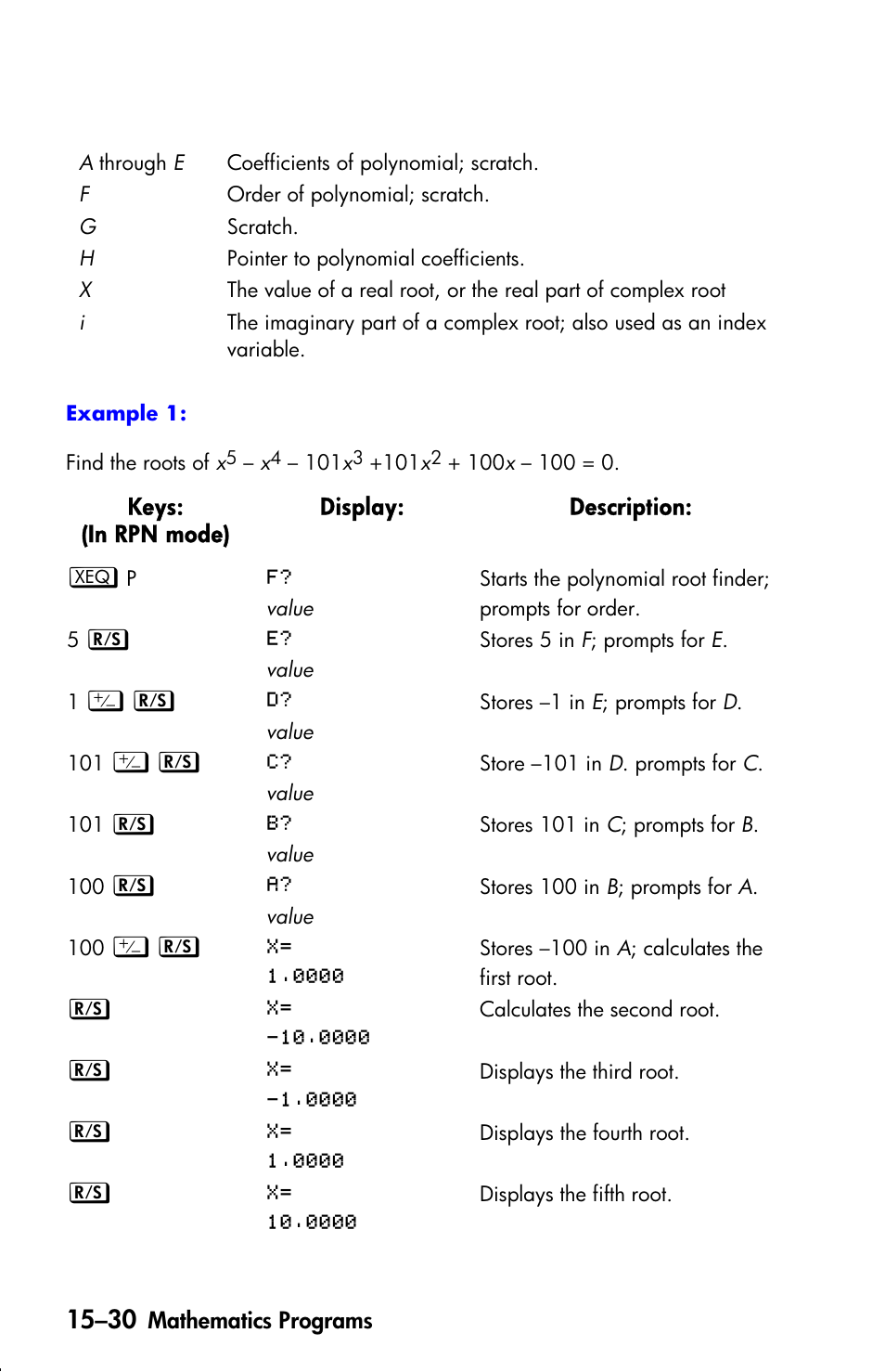 HP 33s User Manual | Page 252 / 387