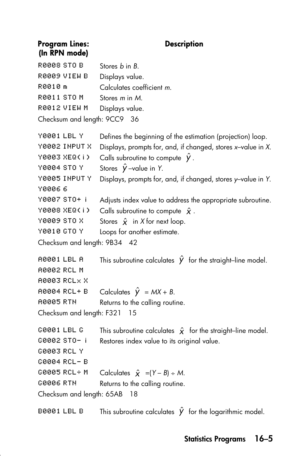 HP 33s User Manual | Page 265 / 387