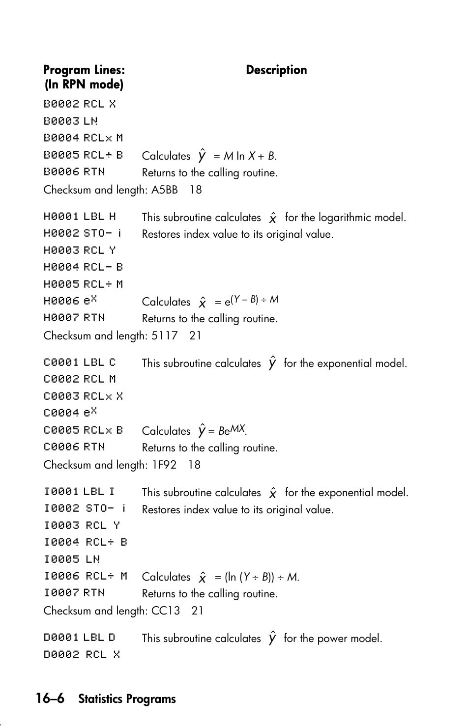 HP 33s User Manual | Page 266 / 387