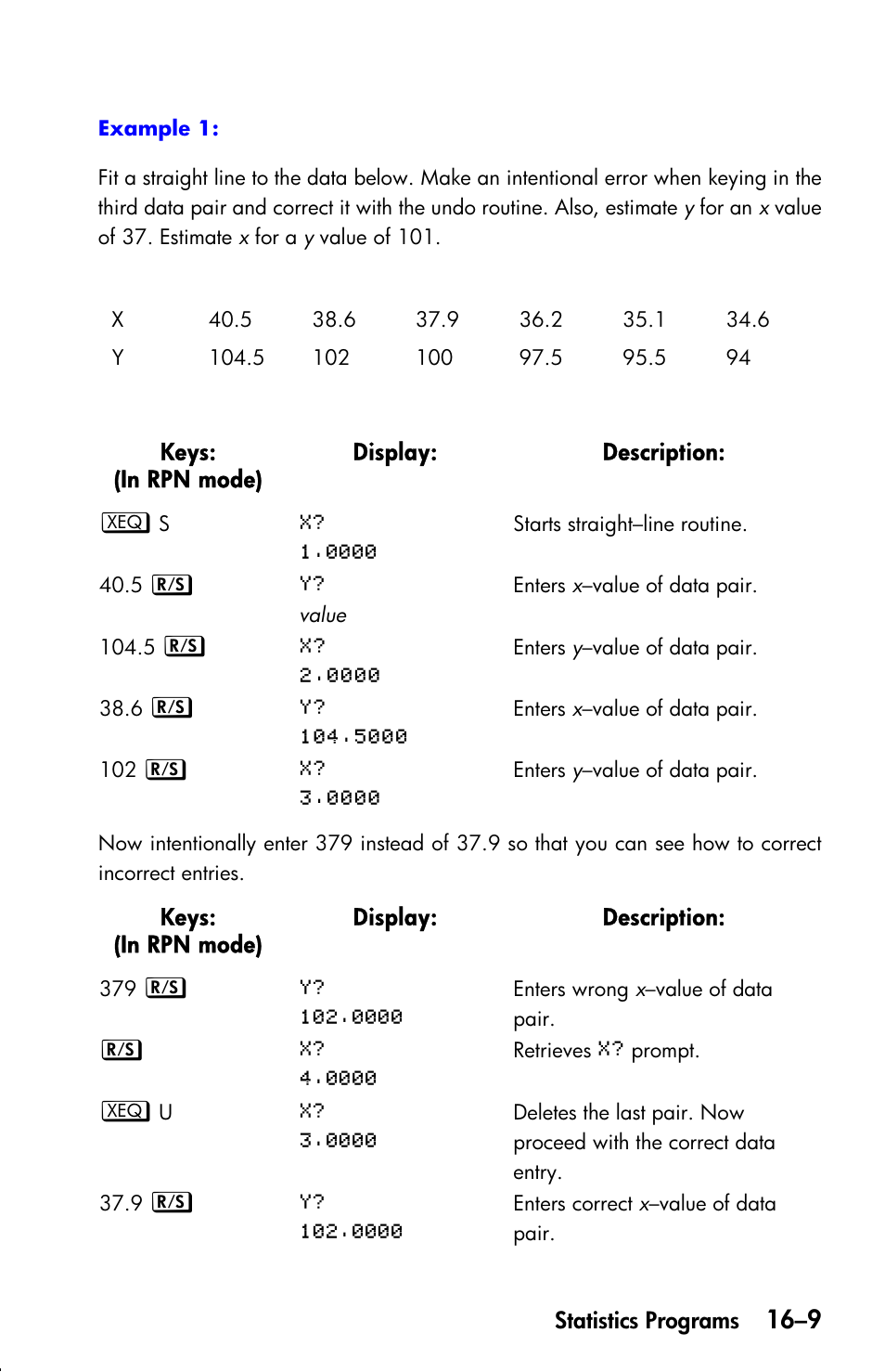 HP 33s User Manual | Page 269 / 387