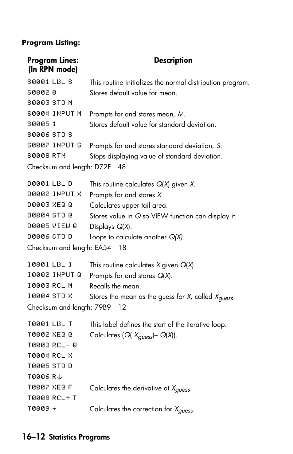 HP 33s User Manual | Page 272 / 387