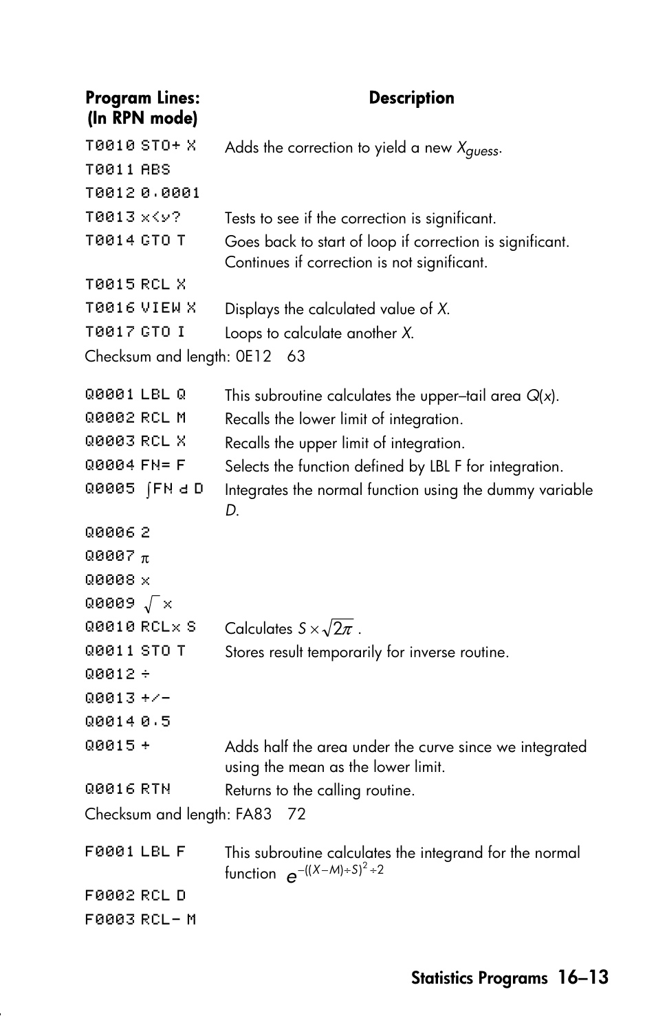 HP 33s User Manual | Page 273 / 387
