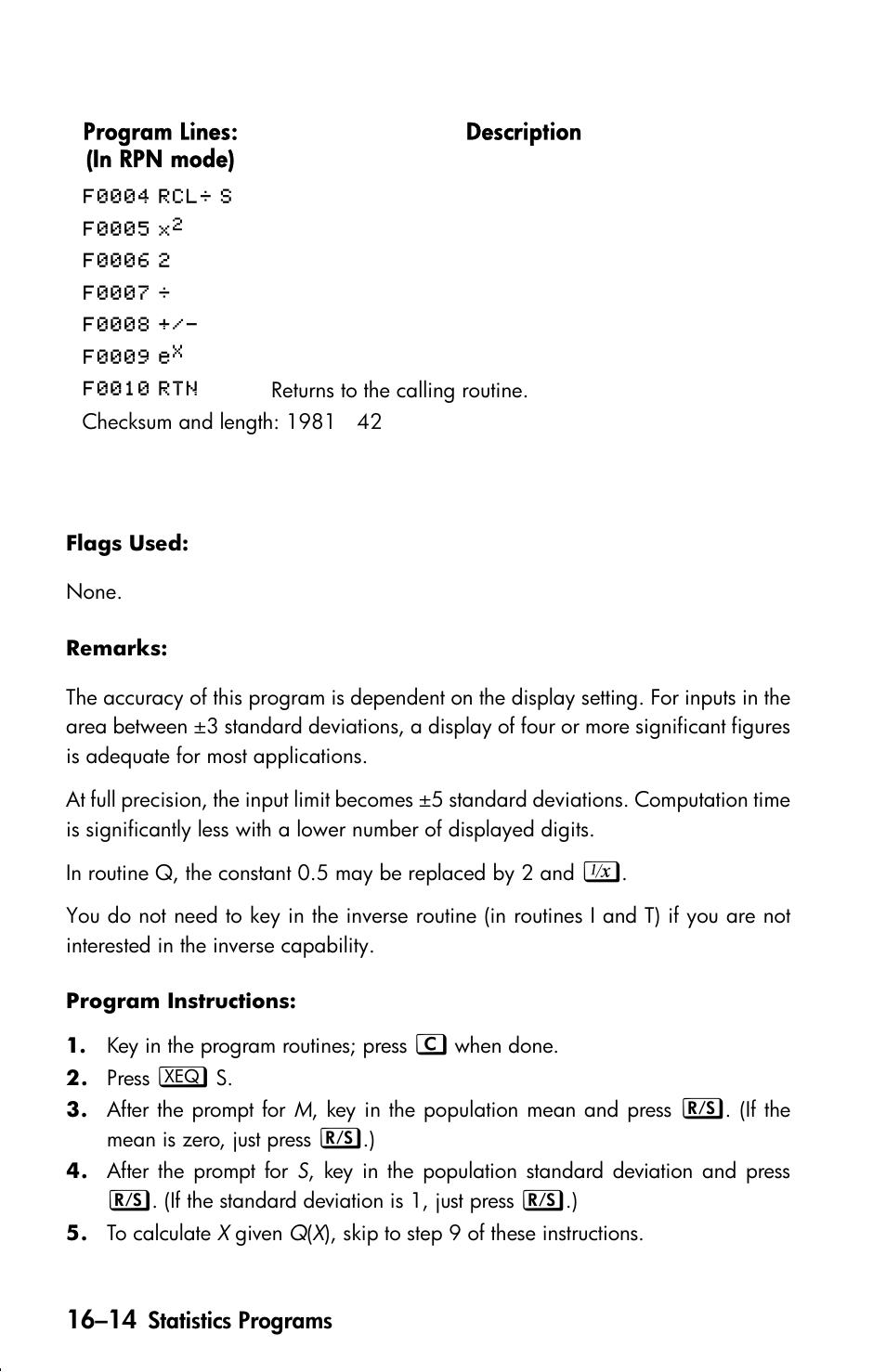 HP 33s User Manual | Page 274 / 387