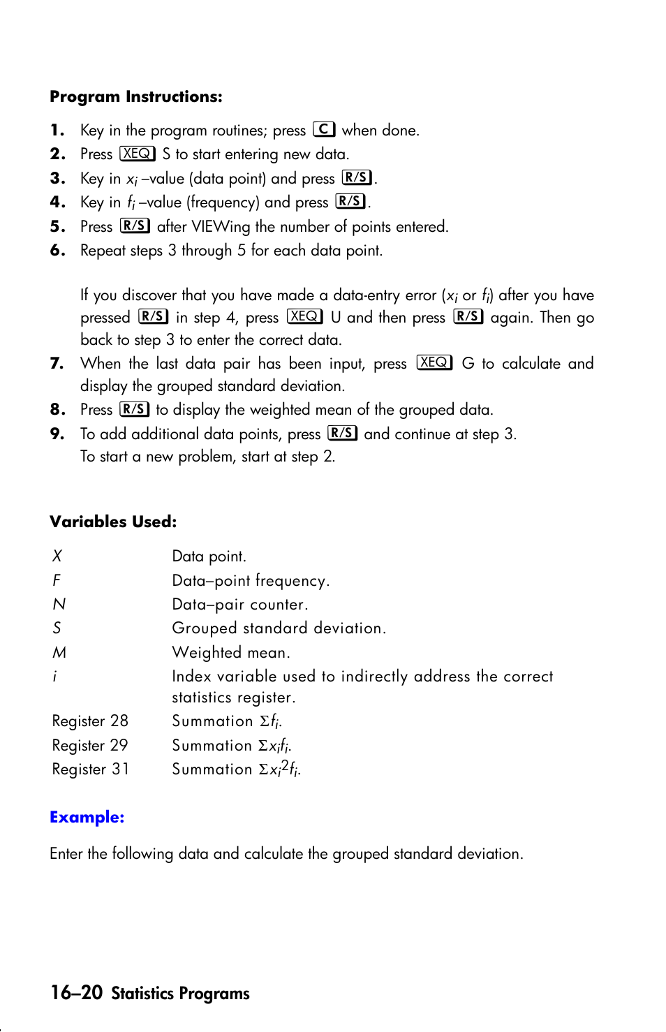 HP 33s User Manual | Page 280 / 387