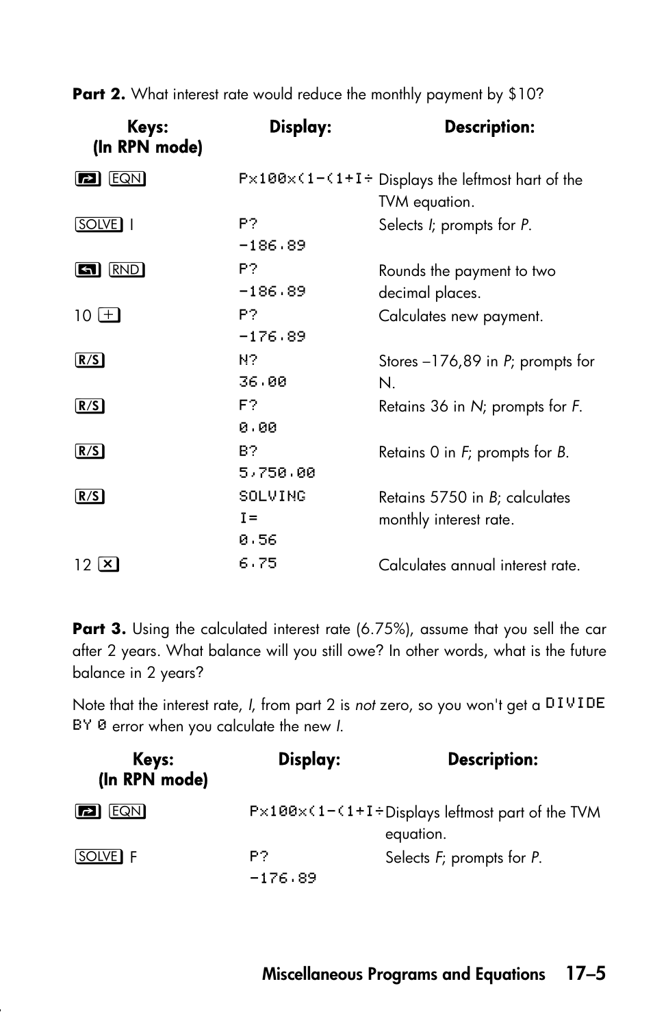 HP 33s User Manual | Page 287 / 387